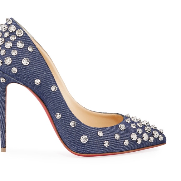 New Authentic CHRISTIAN LOUBOUTIN Aimantaclou Spike Pump - Picture 5 of 8